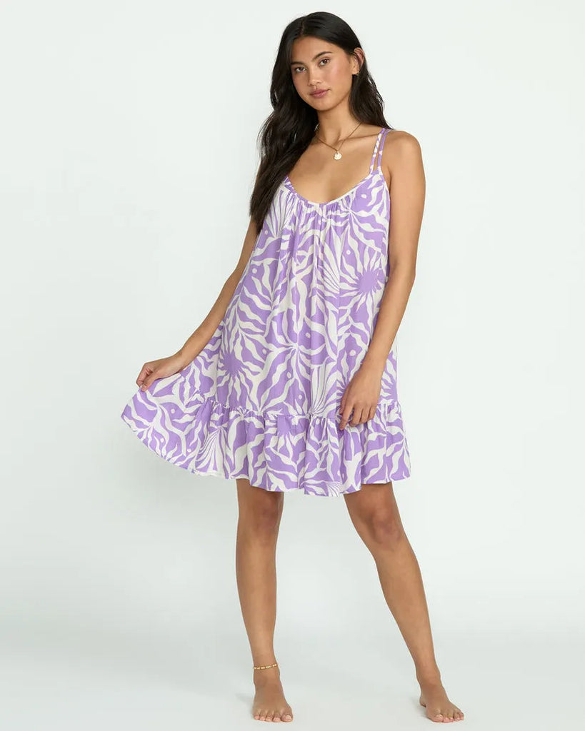 Billabong Womens Dress Beach Vibes Print Cover-Up