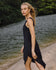 Billabong Womens Dress Eyelet Sun Midi Dress Beach Coverup
