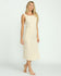 Billabong Womens Dress Eyelet Sun Midi Dress Beach Coverup