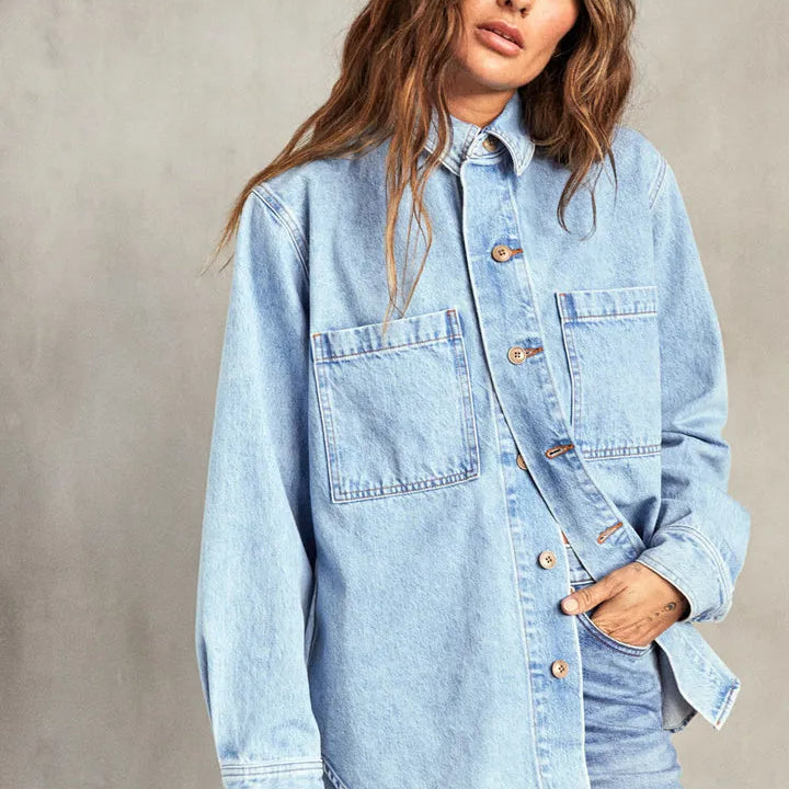 Outerknown Womens Jacket The Canyon Jean Shacket