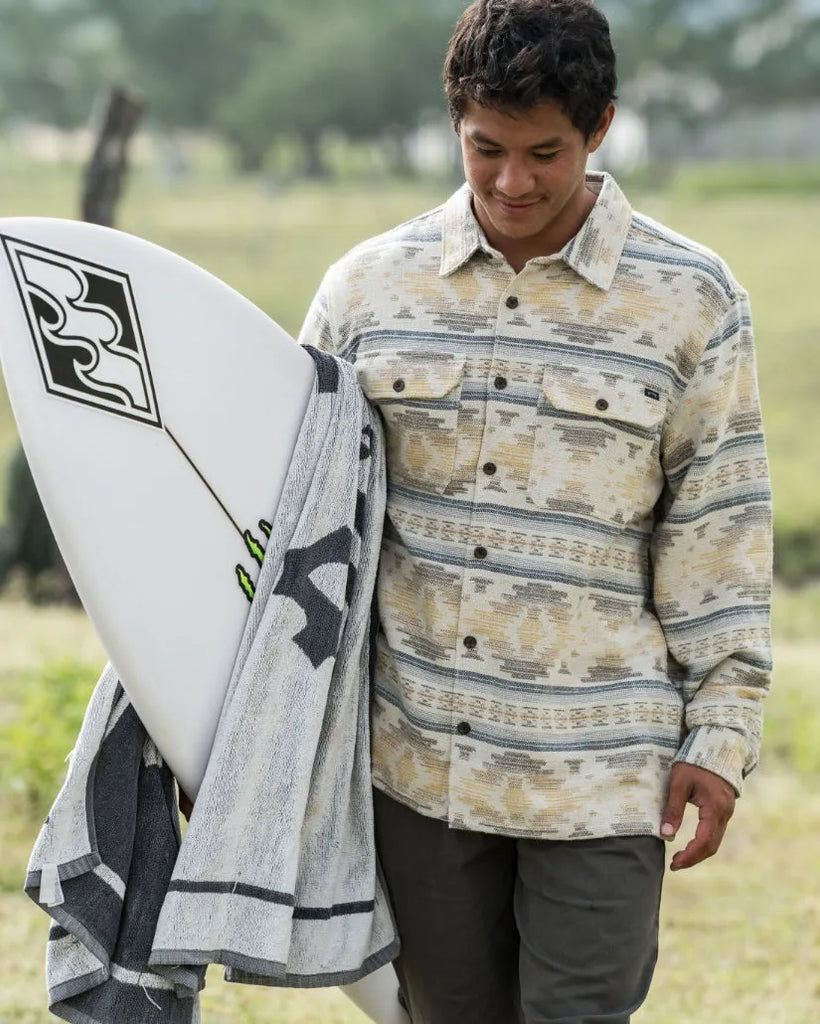 Billabong Mens Shirt Offshore Jacquard Long Sleeve Flannel