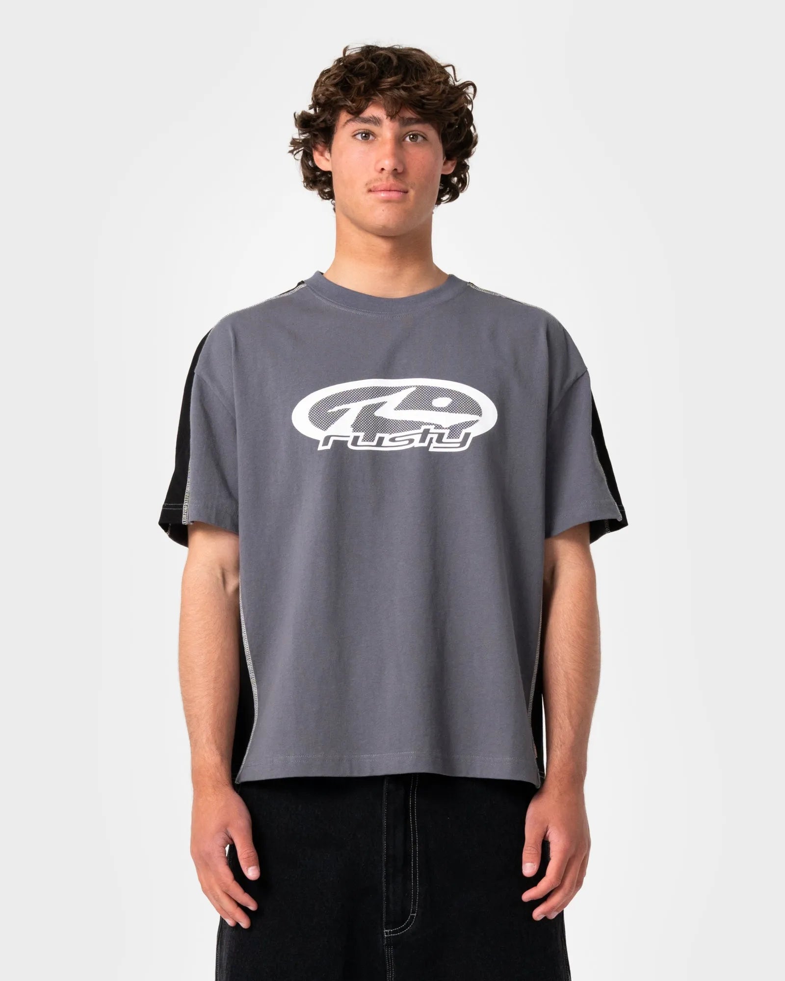 Rusty Mens Shirt Hit Up