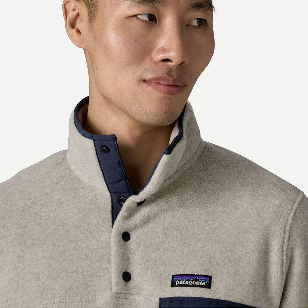 Patagonia Mens Sweatshirt Lightweight Synchilla Snap-T Fleece Pullover