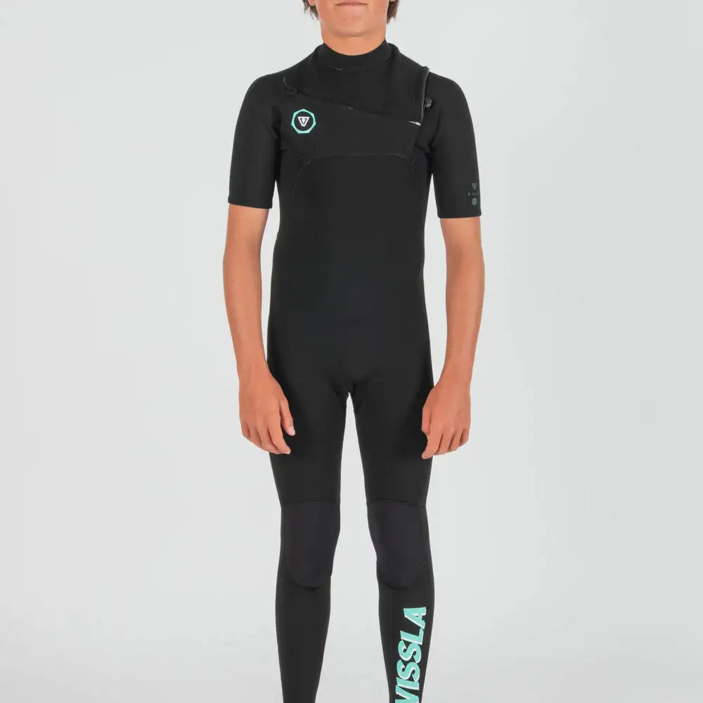 Vissla Kids Wetsuits 7 Seas Boys 2-2 Short Sleeve Full Wetsuit