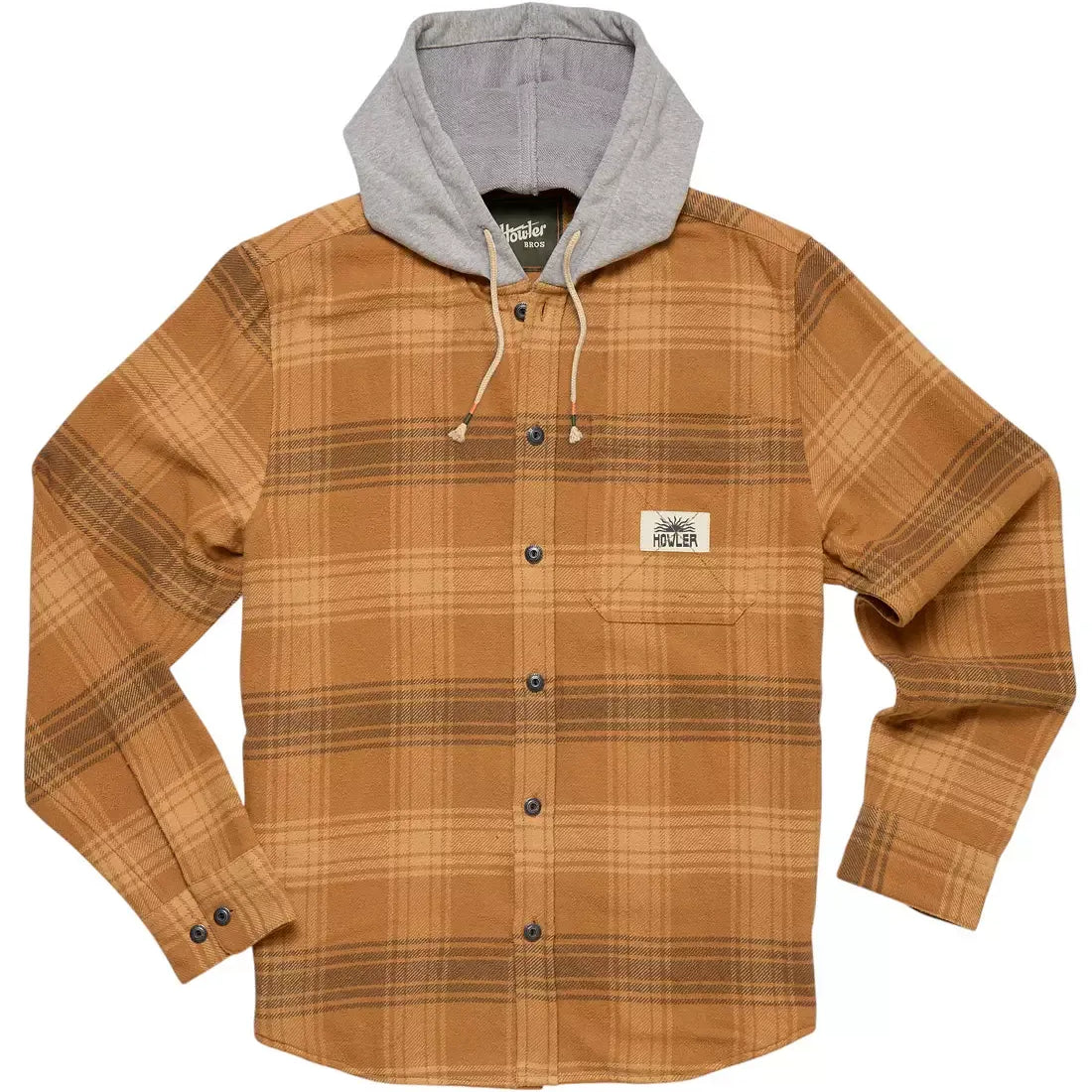 Howler Brothers Mens Jacket Salvo Hooded Blanket Flannel