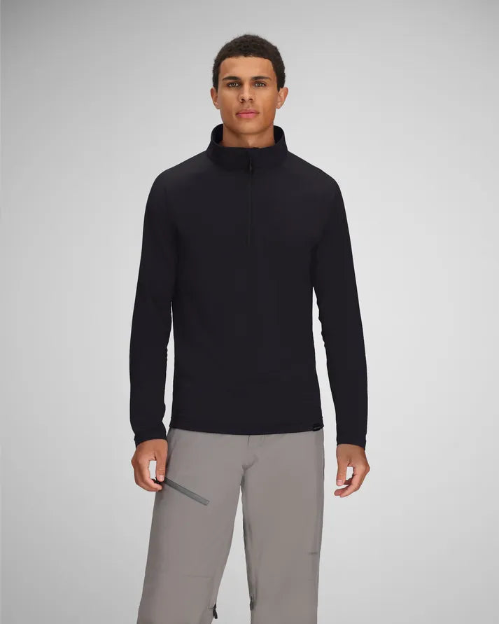 Obermeyer Mens Snow Layers Oly 1/4Zip Baselayer Top
