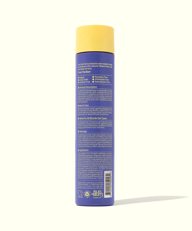 Sun Bum Blonde Purple Shampoo