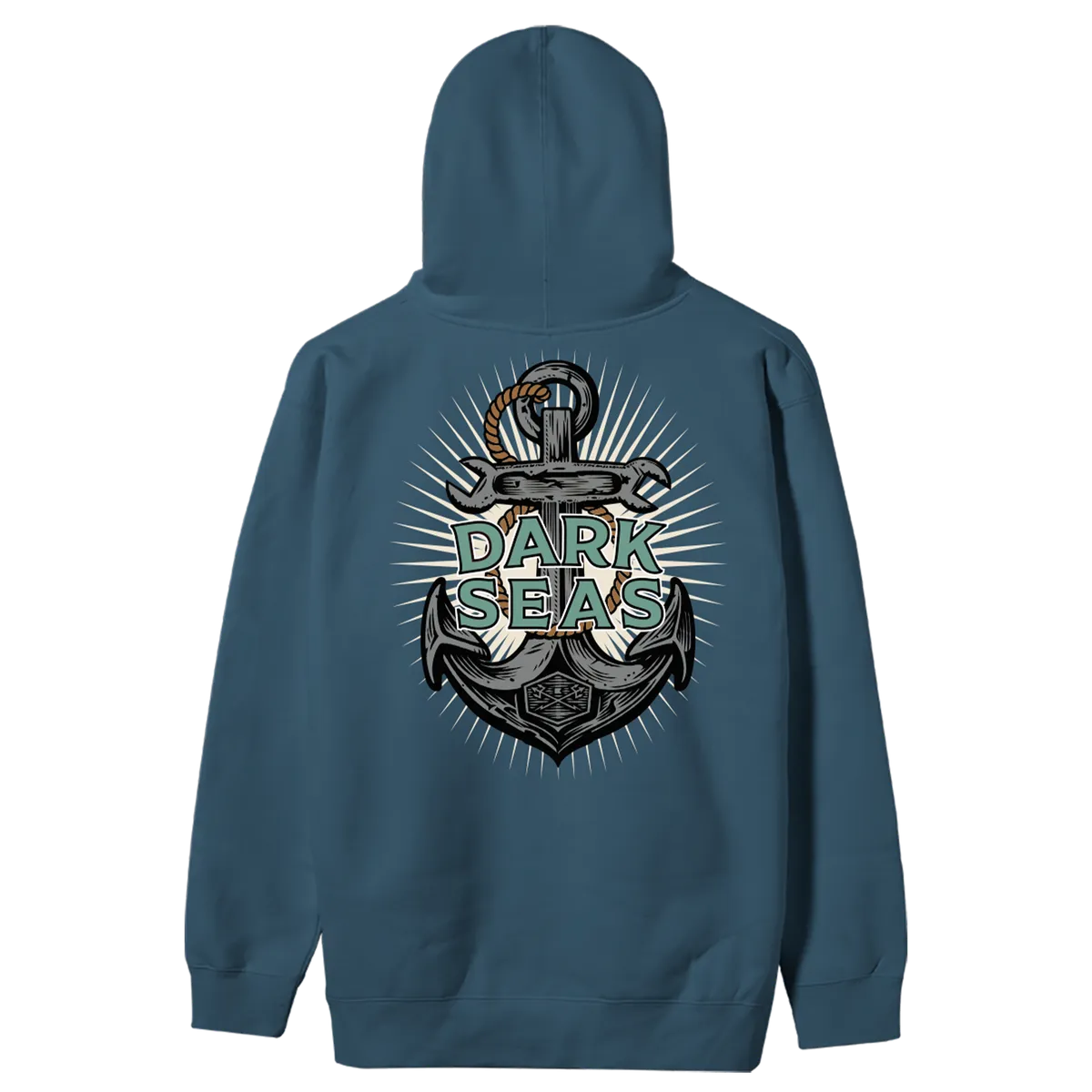 Dark Seas Mens Sweatshirt Anchorage Pullover Hood