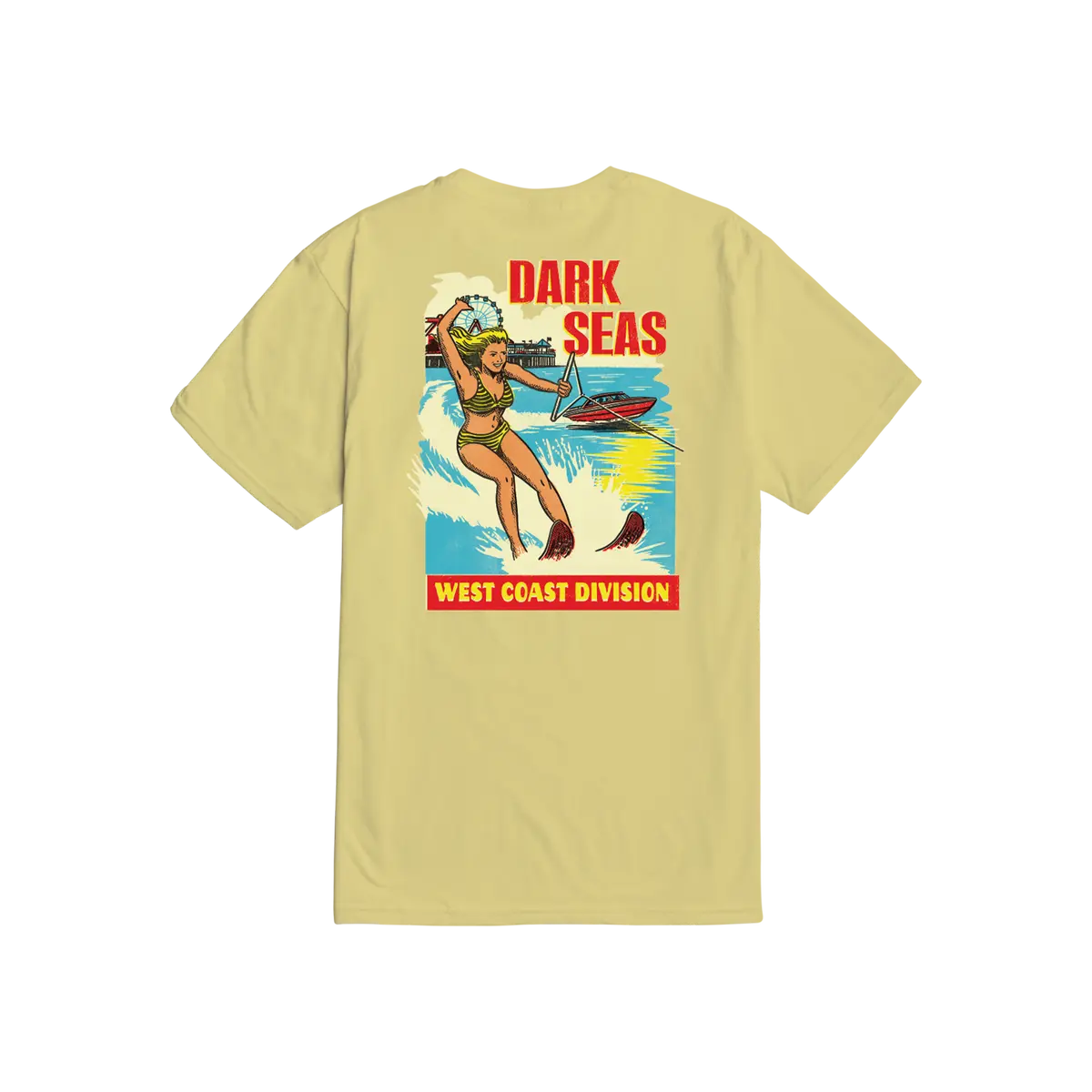 Dark Seas Mens Shirt West Coast Water Decal