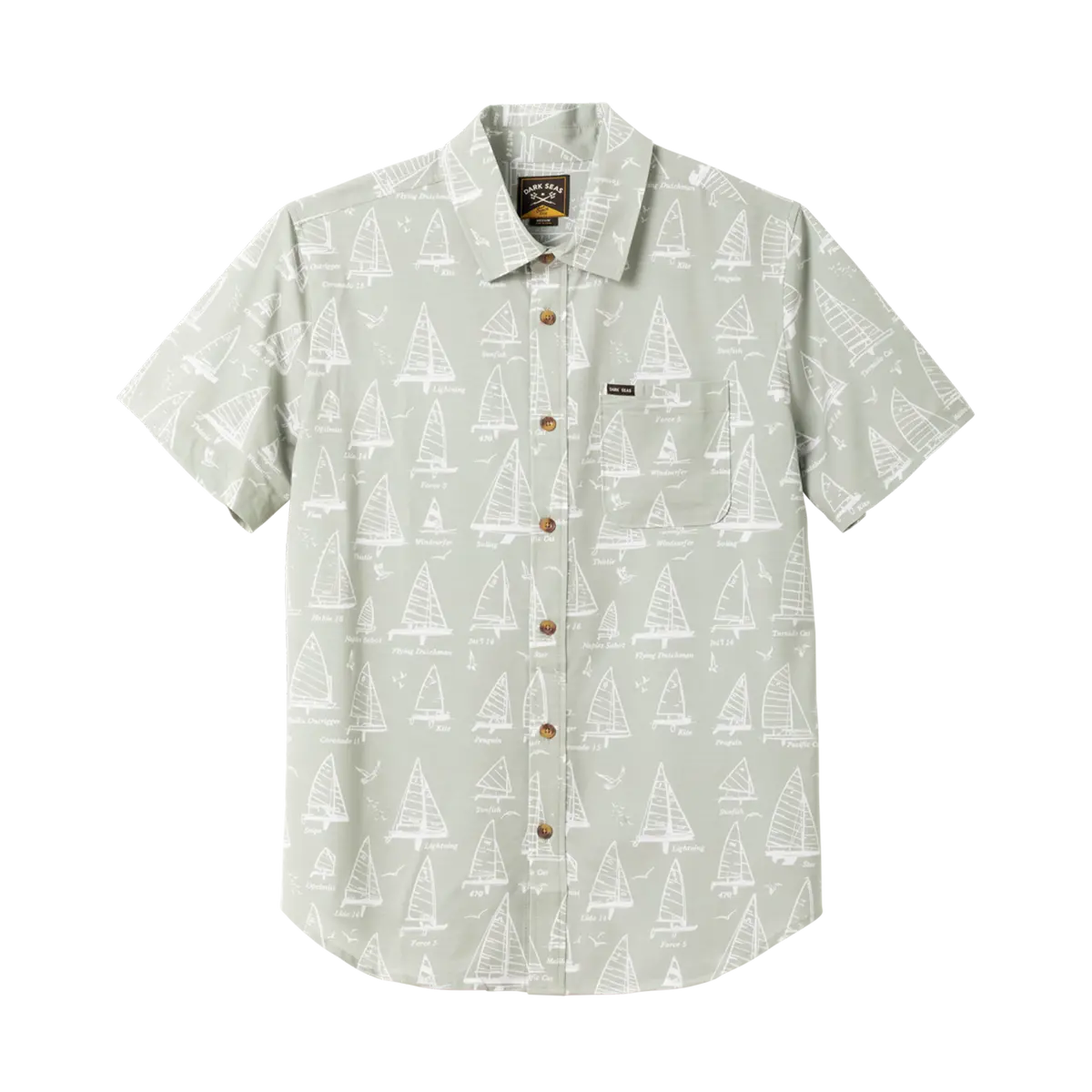 Dark Seas Mens Woven Mainsail SS UV