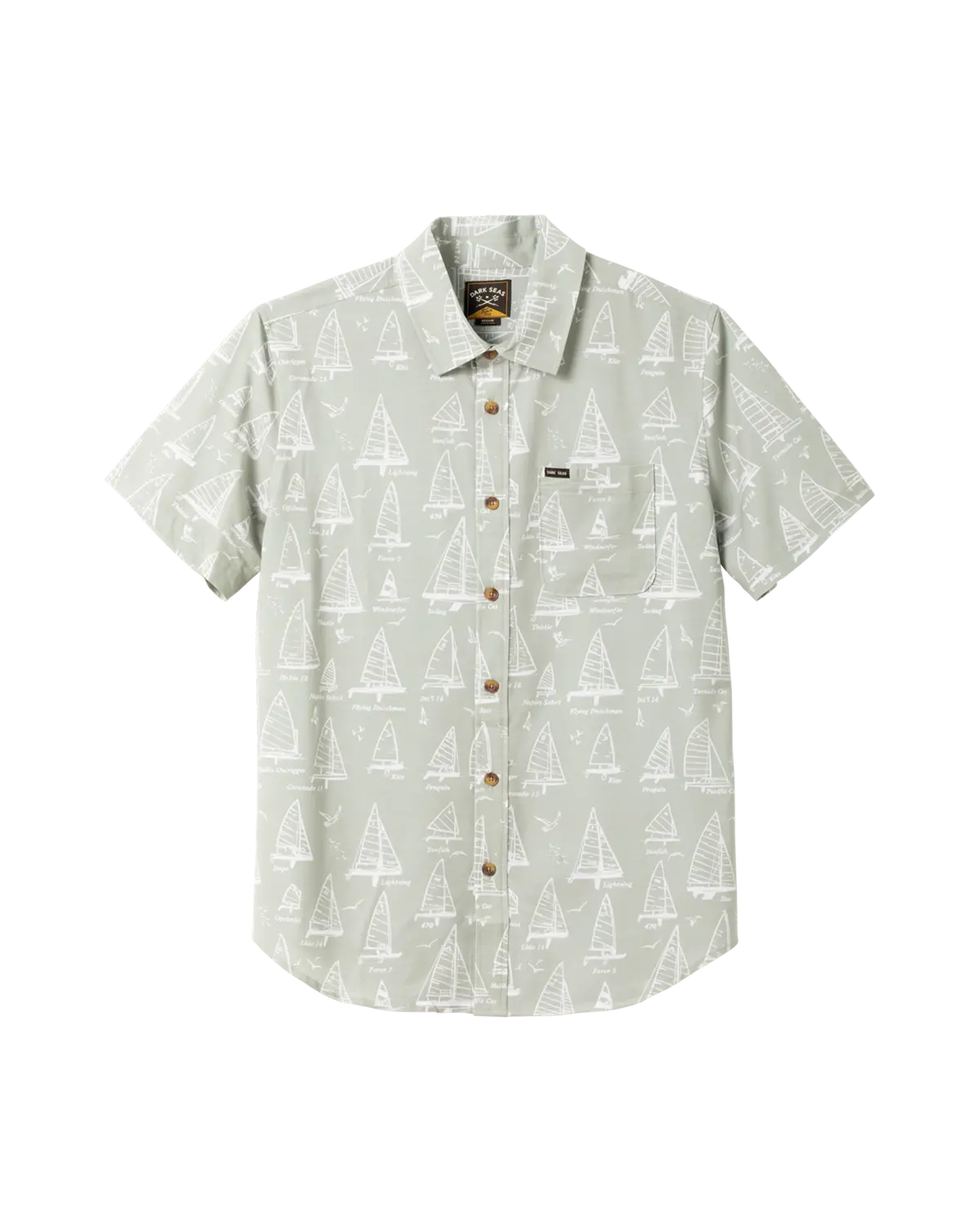 Dark Seas Mens Woven Mainsail SS UV