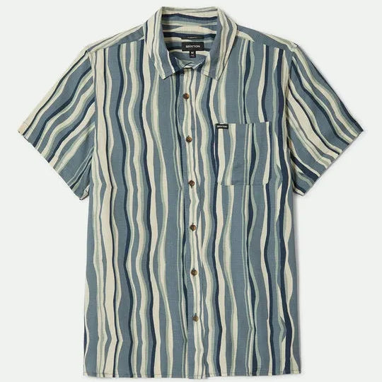 Brixton Mens Woven CRU Slub Relaxed