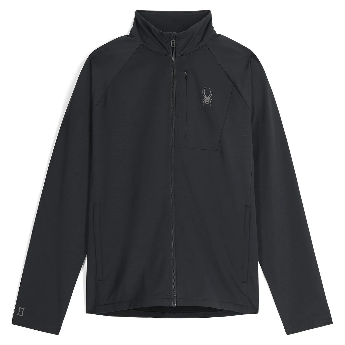 Spyder Mens Snow Layers Gridweb Full Zip Jacket