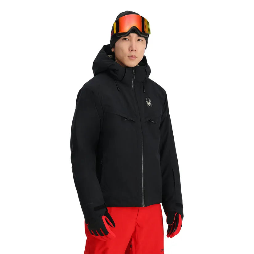 Spyder Mens Snow Jacket Copper Insulated