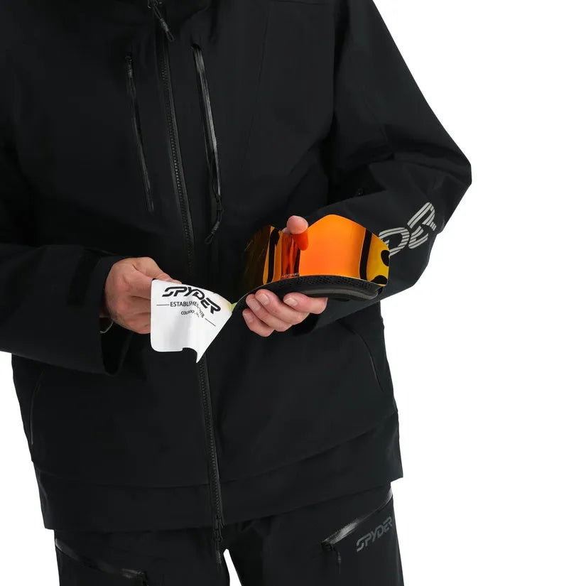 Spyder Mens Snow Jacket Sanction Hard Shell