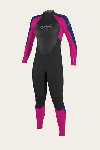 Oneill Youth Girls Wetsuit Epic 3/2mm Back Zip Fullsuit