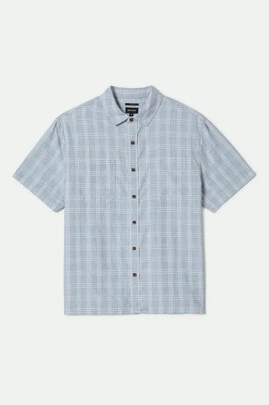 Brixton Mens Woven CRU Oxford Plaid