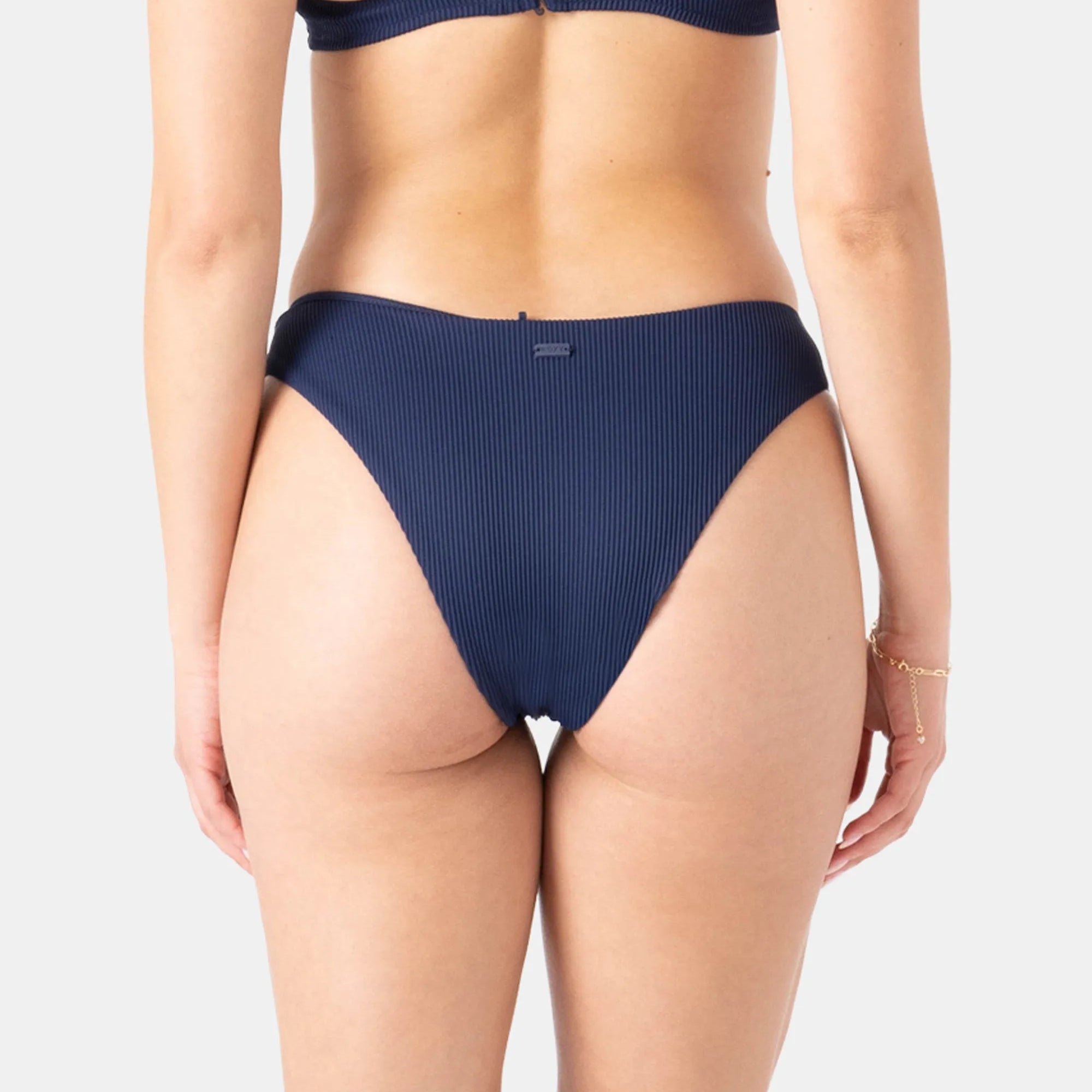 Roxy Womens Bikini Bottoms Rib Roxy Love Scoop Bottom Cheeky