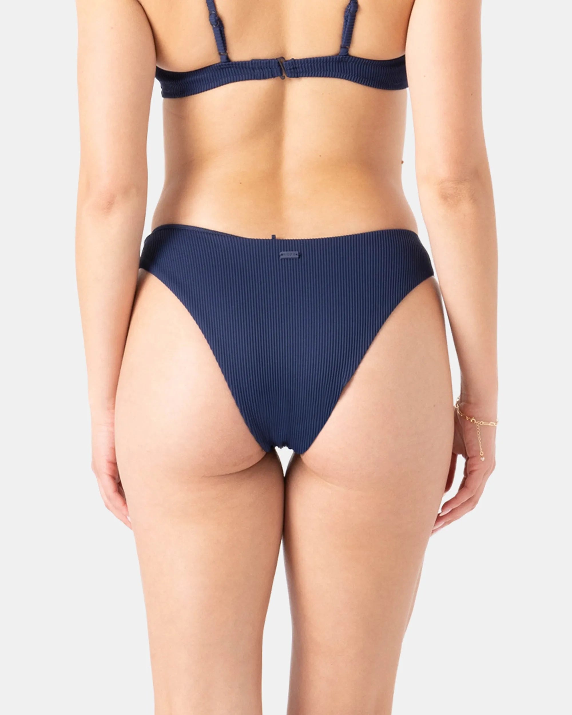 Roxy Womens Bikini Bottoms Rib Roxy Love Scoop Bottom Cheeky