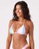 Roxy Womens Bikini Top Go My Way Reversible Mini Tiki Triangle