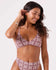 Roxy Womens Bikini Top Batik Bloom Athletic Triangle