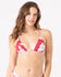 Roxy Womens Bikini Top Hibiscus Hideaway Mini Tiki Triangle