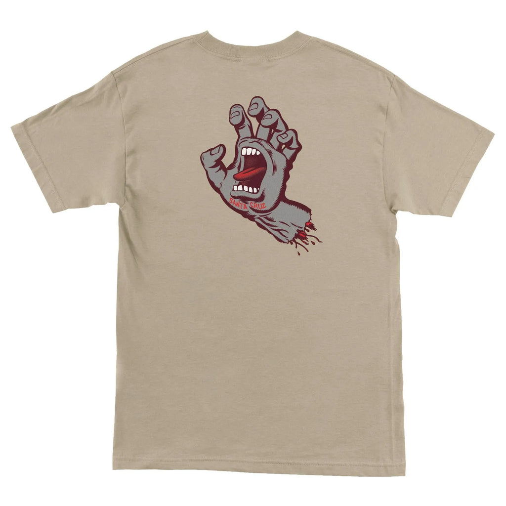 Santa Cruz Skateboards Mens Shirt Screaming Hand