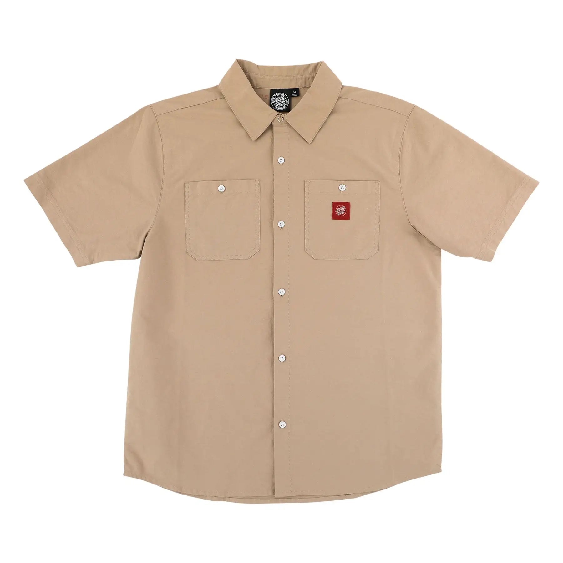 Santa Cruz Skateboards Mens Woven Opus Santa Cruz Work Shirt
