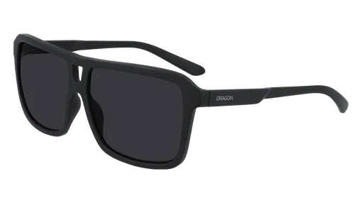 Dragon Sunglasses The Jam Upcycled Matte Black Lumalens Blue Ion