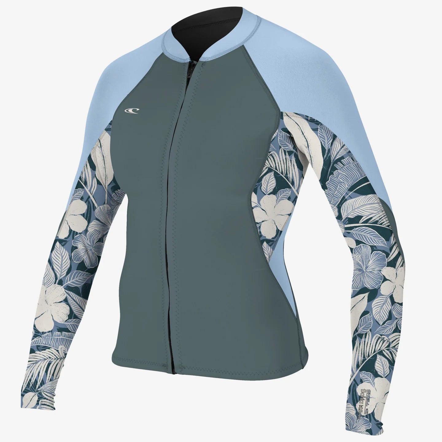 Oneill Womens Wetsuit Bahia 1.5mm Full Zip Jacket