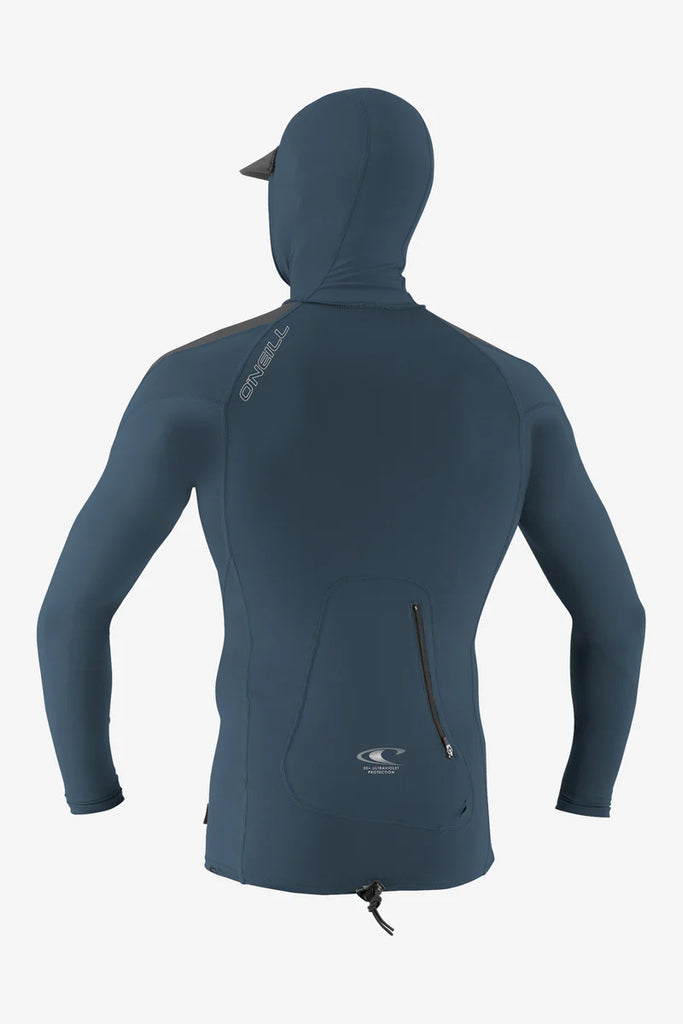 Oneill Mens Rashguard Skins O'zone Long Sleeve Hooded