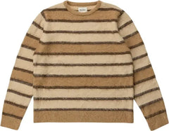 Rhythm Mens Sweater Mohair Striped Knit