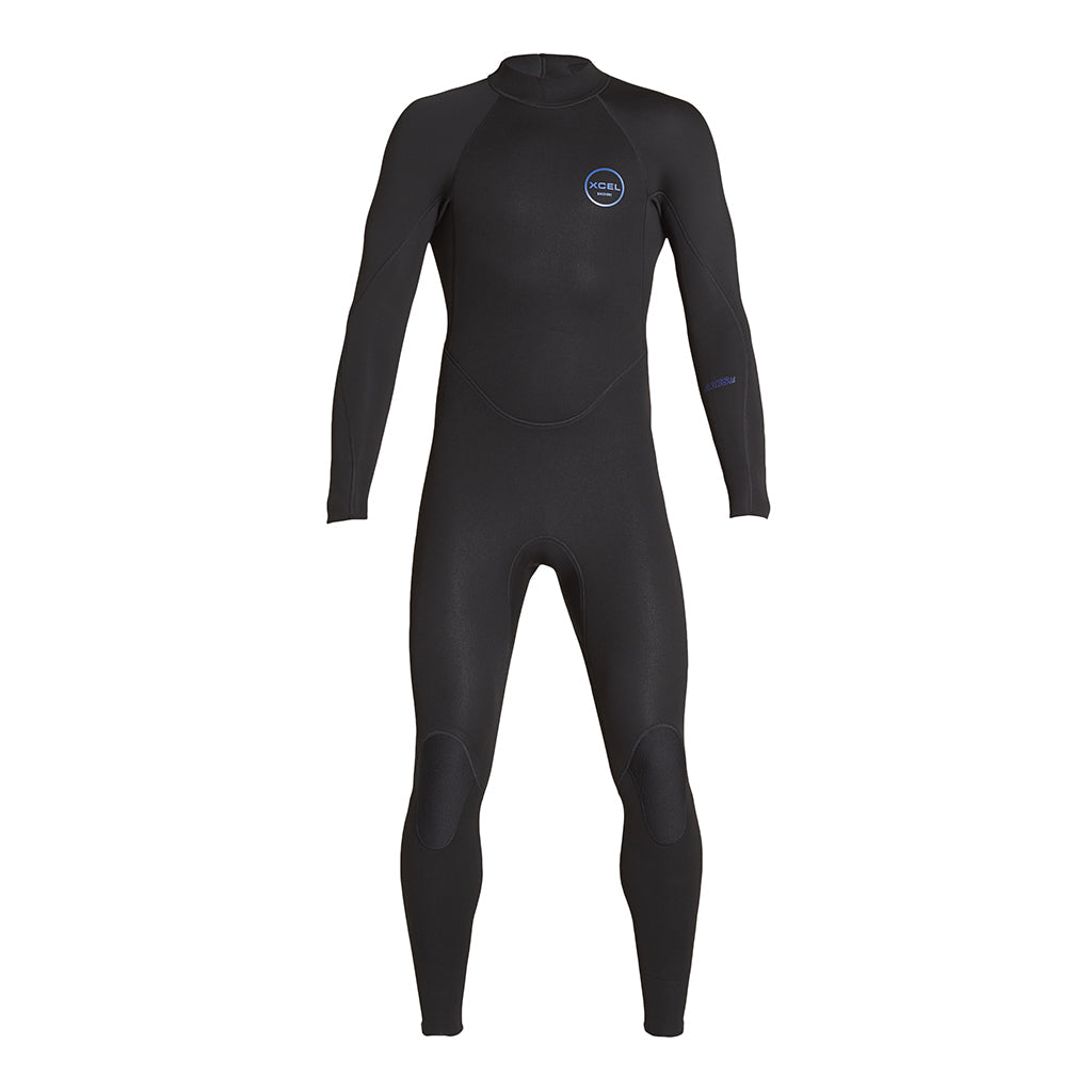 Xcel Men's Axis Flatlock Back Zip Full Wetsuit 3/2mm DS