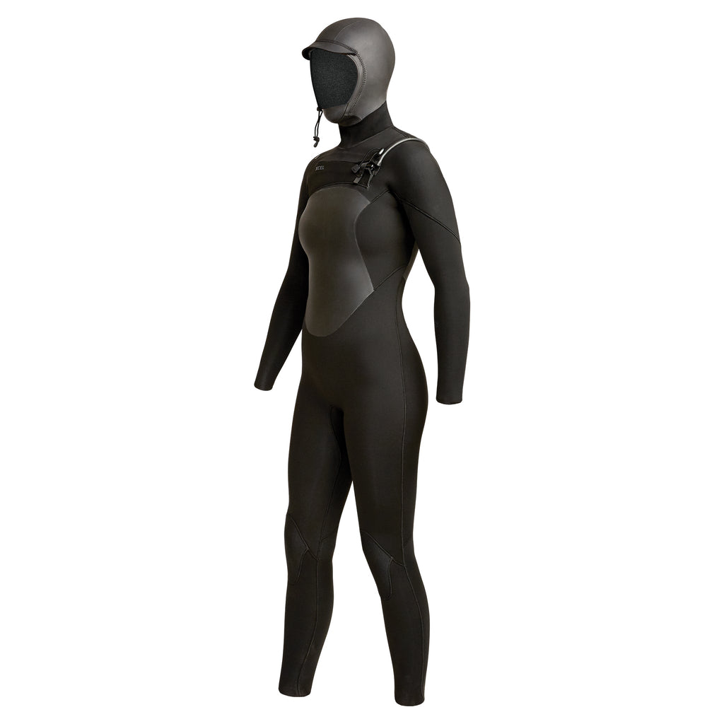 Xcel Women's Axis 5/4mm Front Zip Hooded Full Wetsuit DS