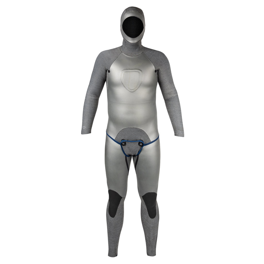 Xcel Men's Free Diver 2-Piece Set Hooded Full Wetsuit 3mm DS