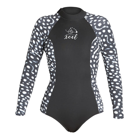 Xcel Women's Ocean Ramsey Axis Long Sleeve Back Zip Springsuit 2mm DS