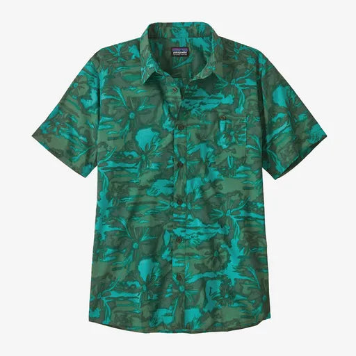 patagonia teal shirt