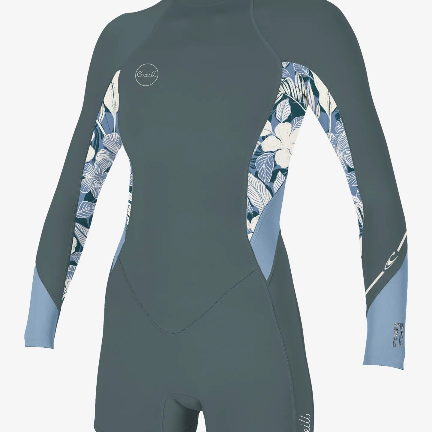 Oneill Womens Wetsuits Bahia 2/1mm Back Zip Long Sleeve Spring