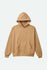 Brixton Mens Sweatshirt Embroidered Heavyweight Oversized Hoodie