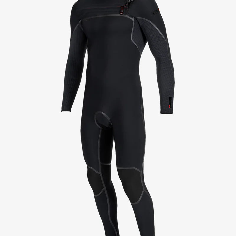 Oneill Mens Wetsuit Hyperfreak Fire Chest Zip 4/3+mm Fullsuit