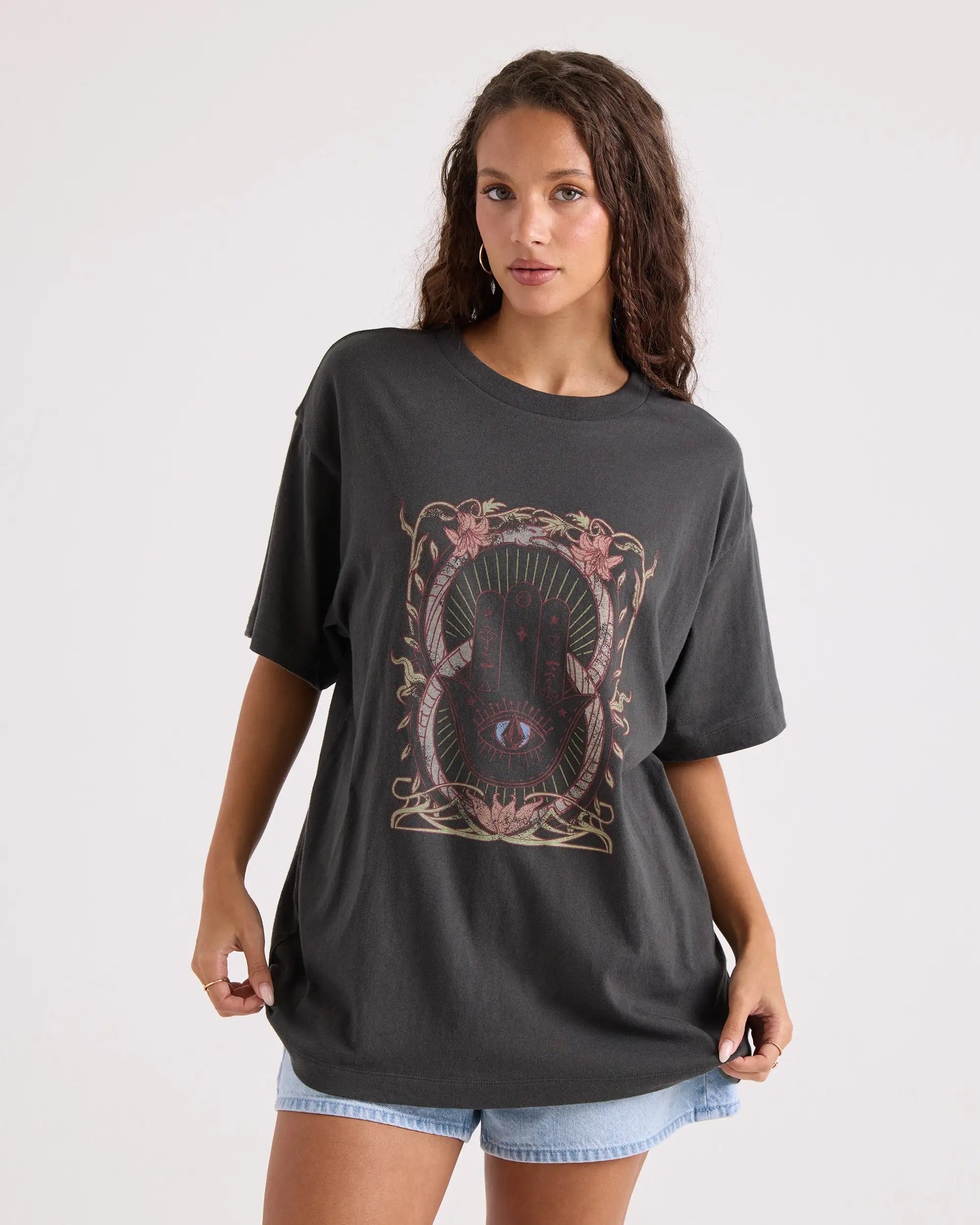 Volcom Womens Shirt Gatekeeper Stones Throw Tee