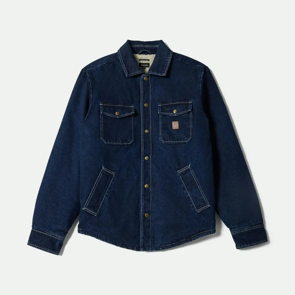 Brixton Mens Jacket Durham Sherpa Lined