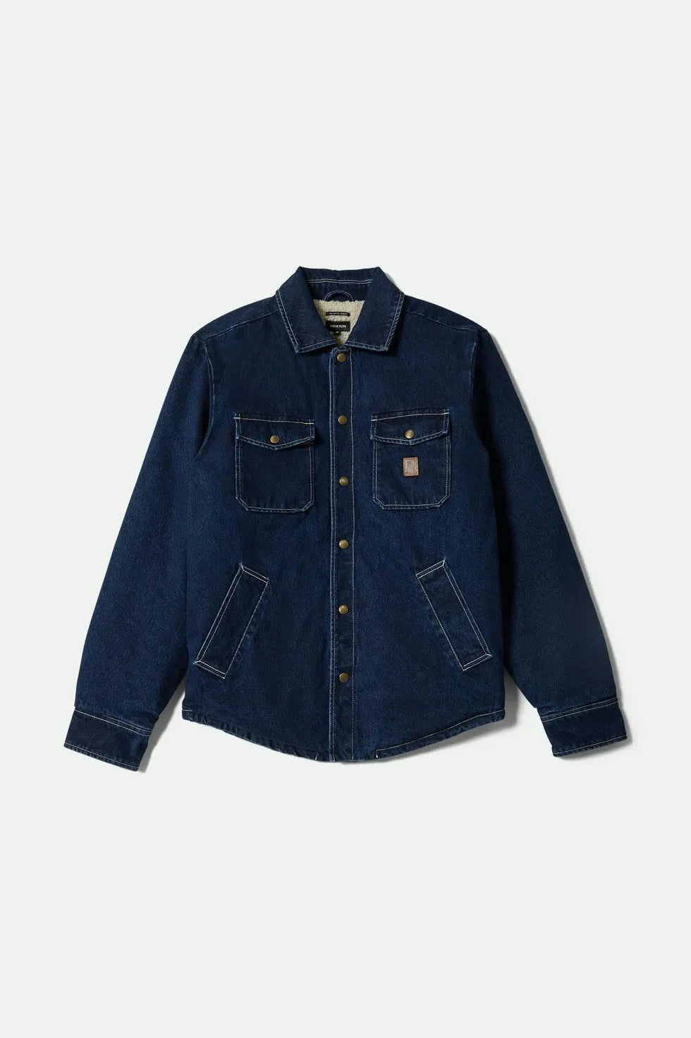 Brixton Mens Jacket Durham Sherpa Lined