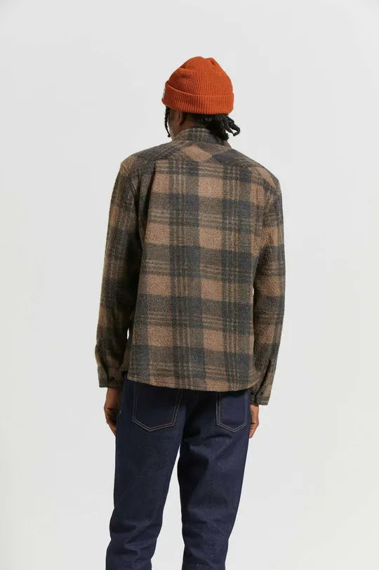Brixton Mens Jacket Bowery Arctic Stretch Fleece