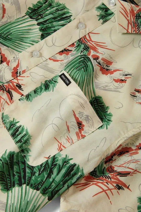 Brixton Mens Woven Charter Print