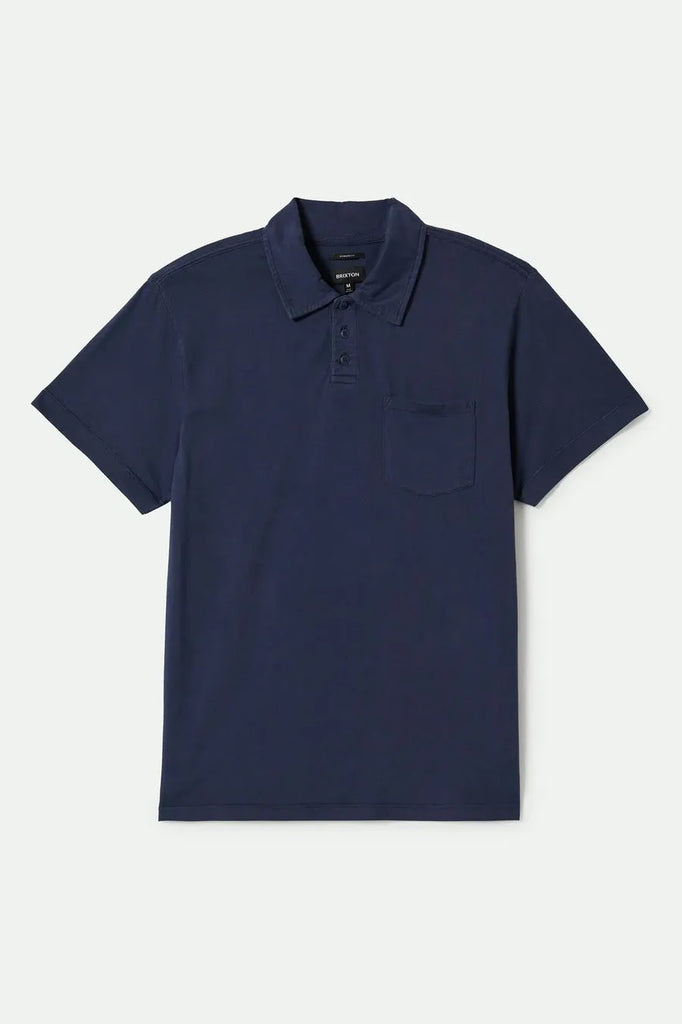 Brixton Mens Knit Vintage Wash Polo