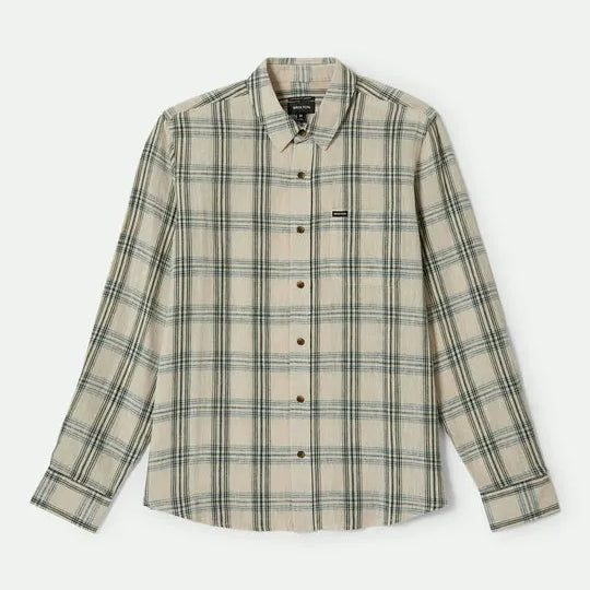 Brixton Mens Shirt Charter Linen Blend