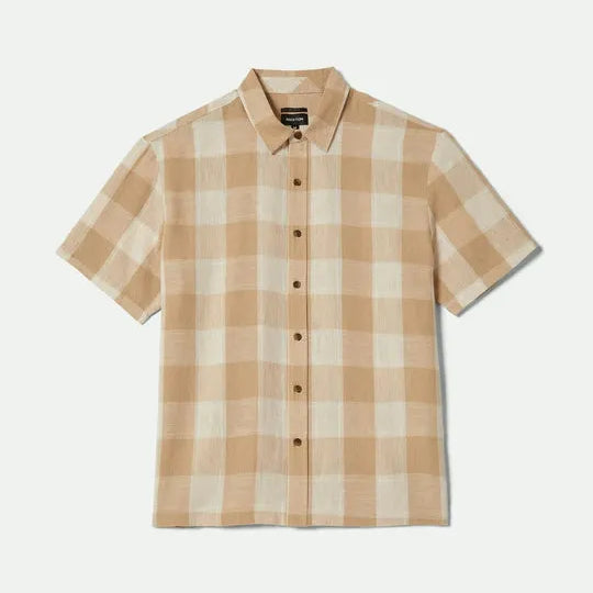 Brixton Mens Shirt Cru Linen Blend