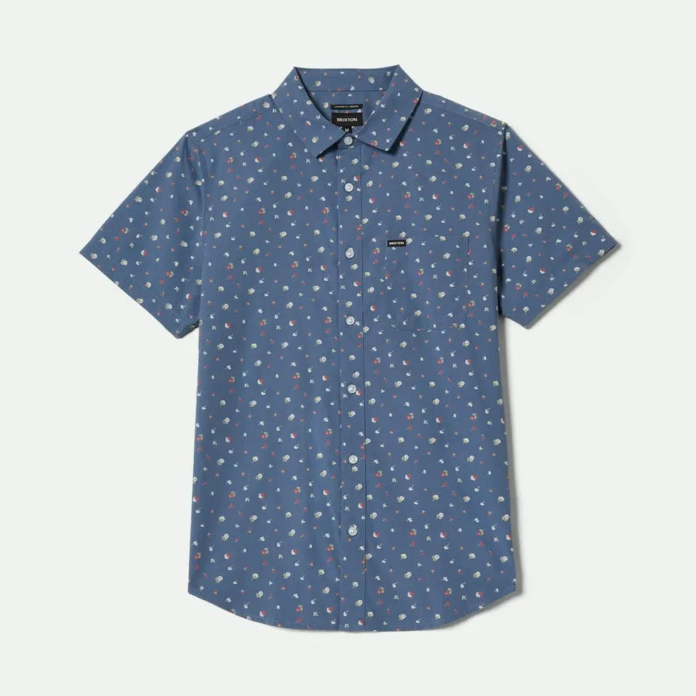 Brixton Mens Woven Charter Print