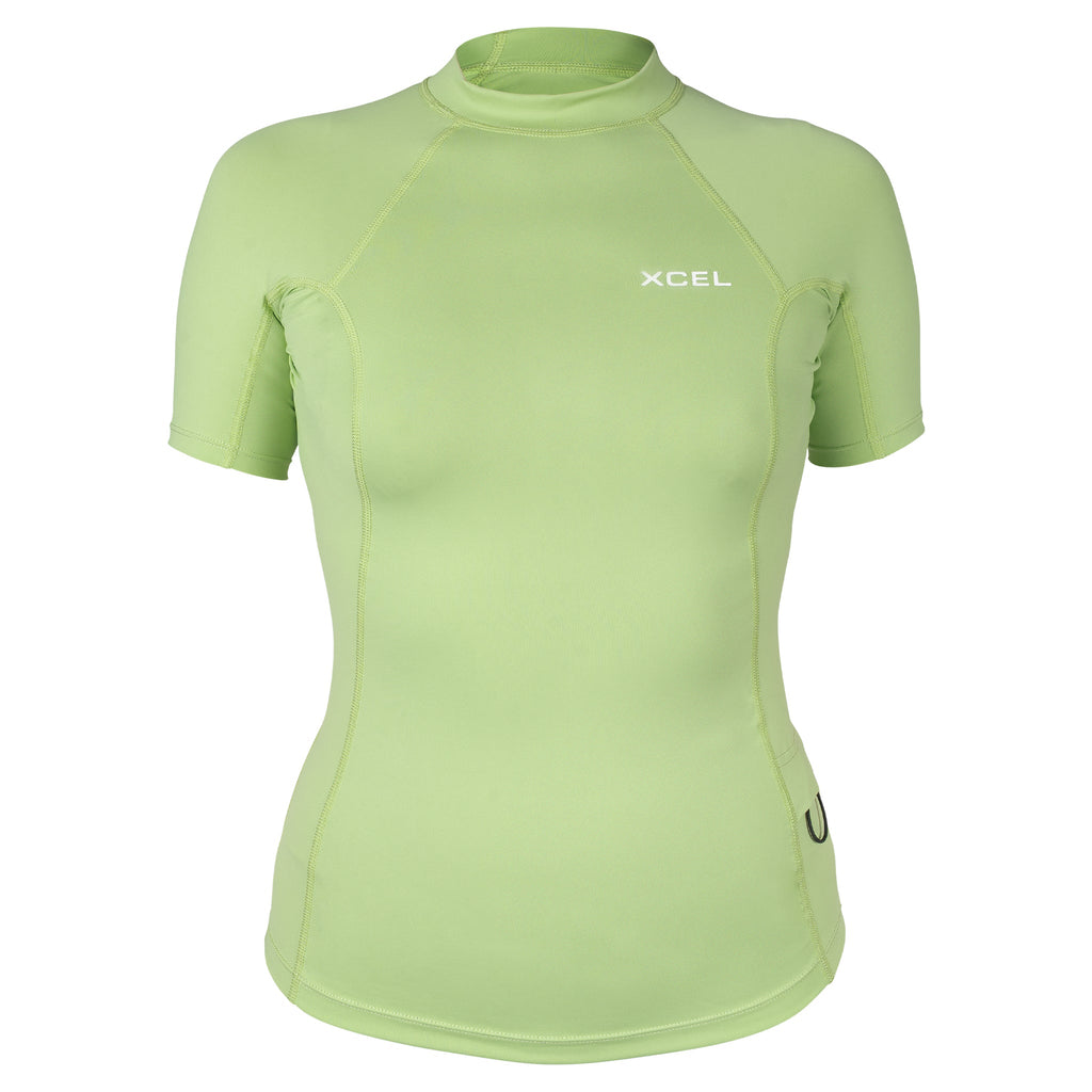 Xcel Women's Premium Stretch Short Sleeve Performance Fit UV Top DS
